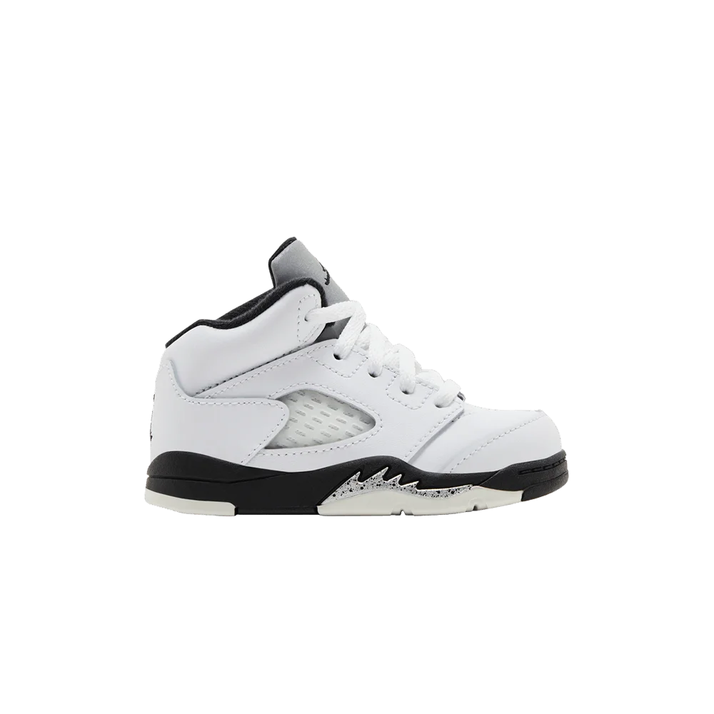 Кроссовки Air Jordan 5 Retro TD 'White Black'
