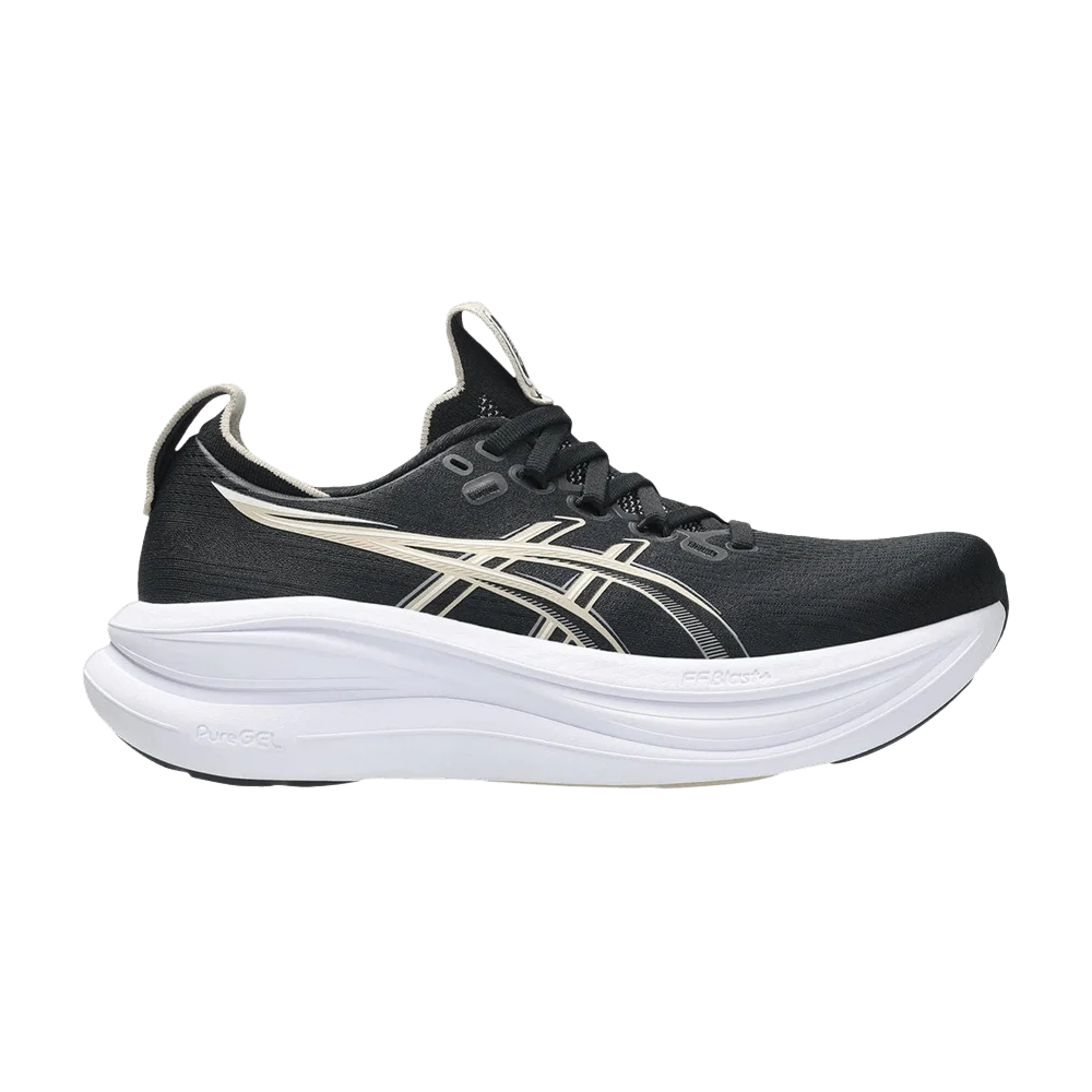 Кроссовки ASICS Wmns GEL-Nimbus 28 D Wide 'Black Feather Grey'