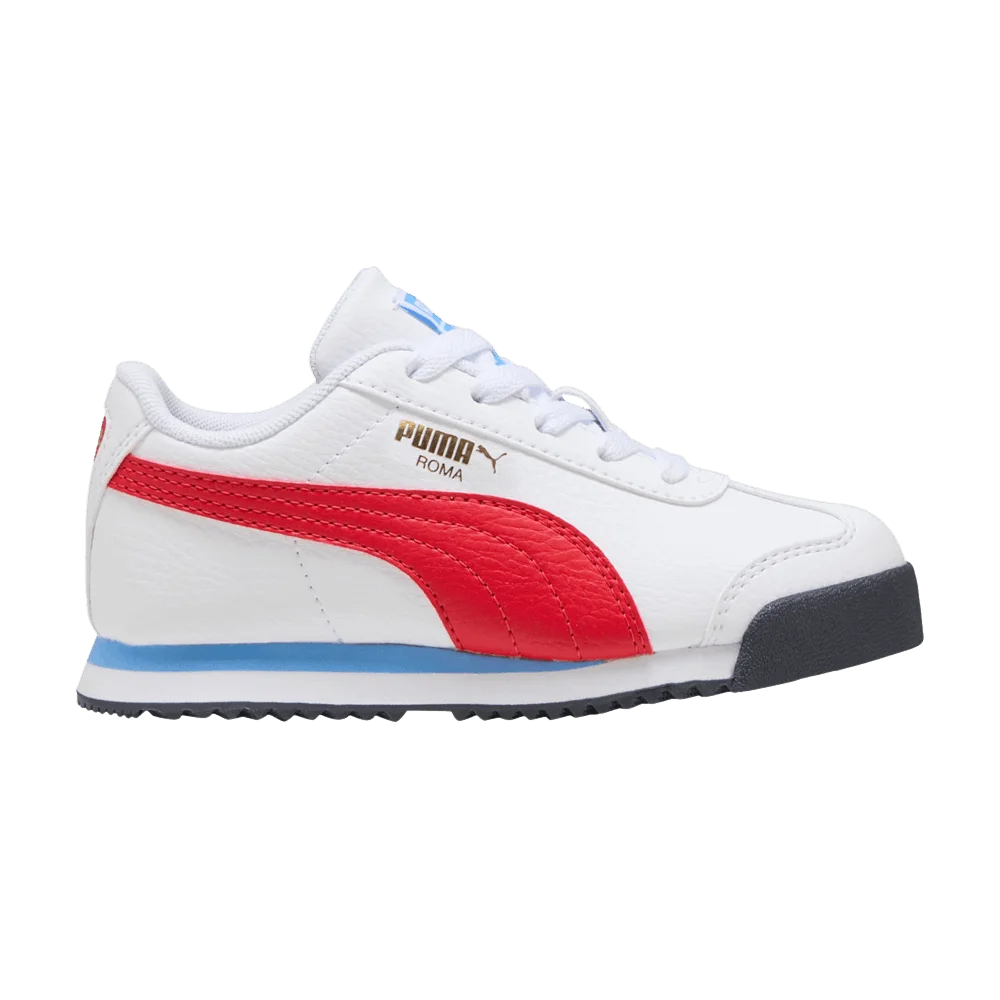 Кроссовки Puma Roma 24 Standard Little Kid 'White Red Blue'
