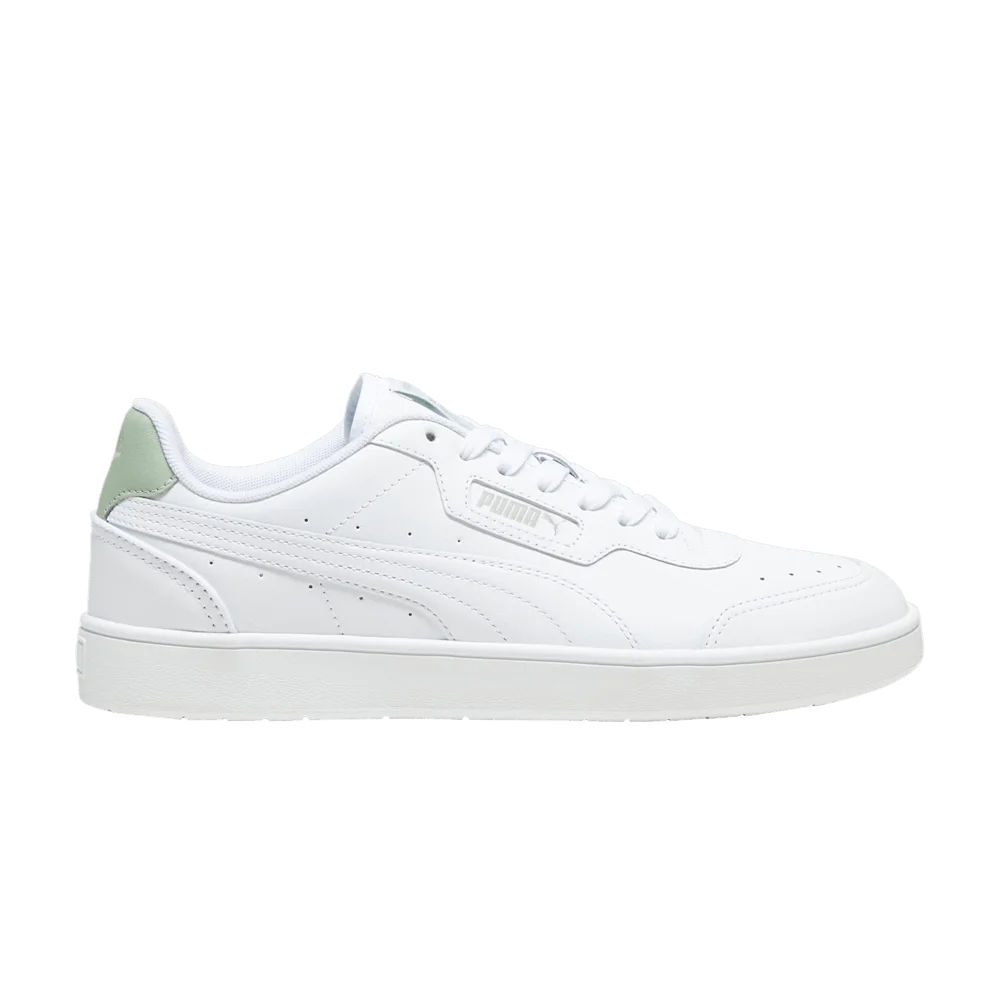 Krossovki-Puma-Court-Guard-White-Green-Fog