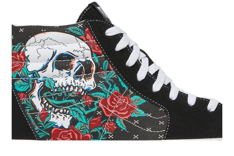 Vans Sk8-Hi 'Rose Skulls'