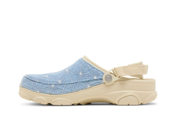 Сабо Levi's x Crocs Classic All-Terrain Clog 'Sashiko - Bone Blue'