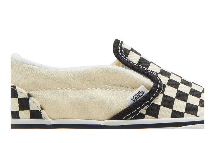 Кроссовки Vans Classic Slip-On V TD 'Checkerboard - Black White'