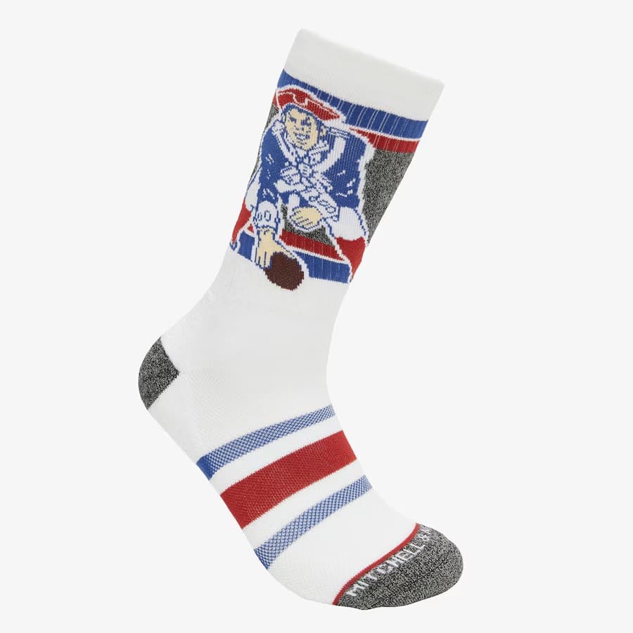 Спортивные носки Mitchell & Ness New England Patriots Interception Crew Socks
