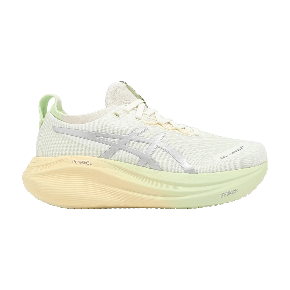 Krossovki-Asics-Wmns-Gel-Nimbus-27-Lite-Show-Cream-Silver-Green