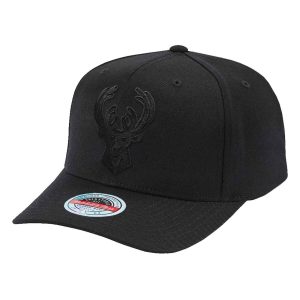 Mitchell-Ness-Milwaukee-Bucks-All-Black-Classic-Red-A-Frame-NBA-Snapback-Hat-300x300