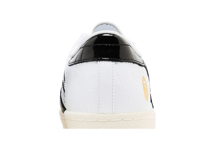 Кроссовки BAPE x adidas Superstar Vintage 'White Black'