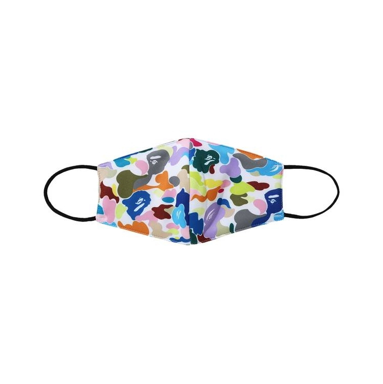 Маска BAPE Multi Camo Facemask White