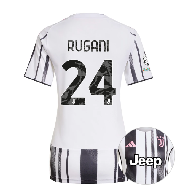 Женское футбольное джерси JUVENTUS home jersey 25/26 RUGANI 24