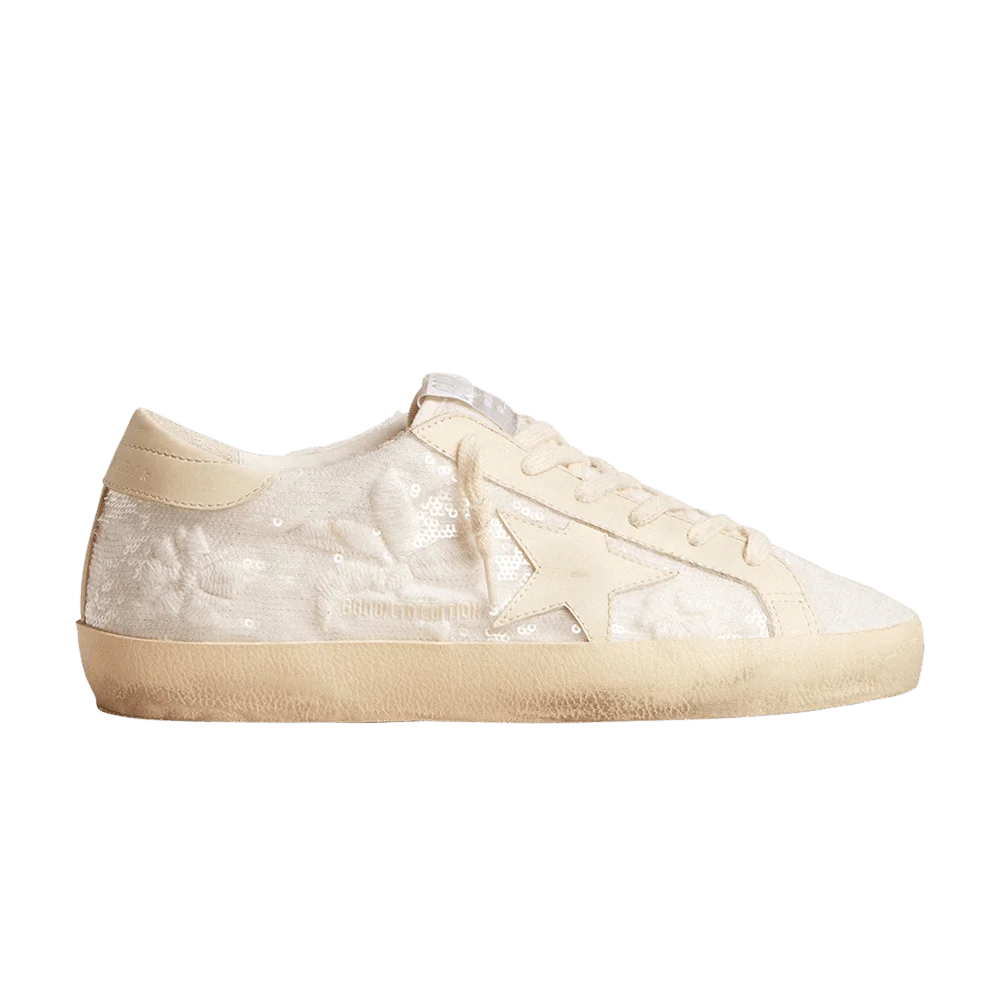 Кроссовки Golden Goose Wmns Superstar LTD 'White Floral Embroidery'