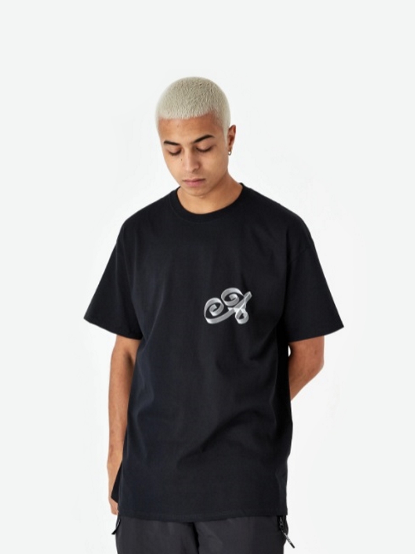 Футболка Awake Ribbon Script Logo Tee Black