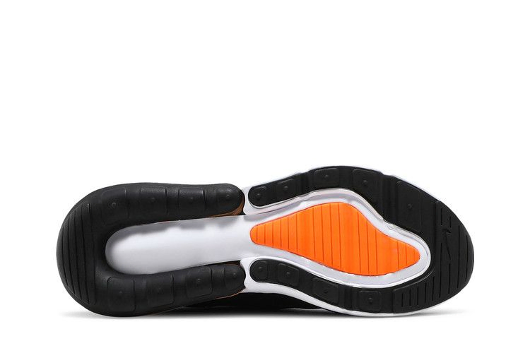 Кроссовки Nike Air Max 270 GS 'Black Total Orange'