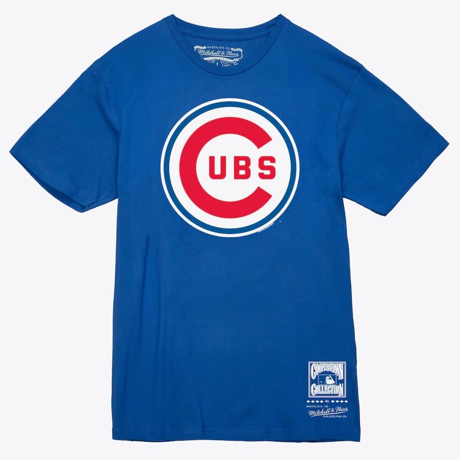 Футболка Mitchell & Ness Royal Chicago Cubs Basic Logo T-Shirt