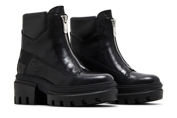 Timberland-Wmns-Everleigh-Front-Zip-Boot-Triple-Black-7