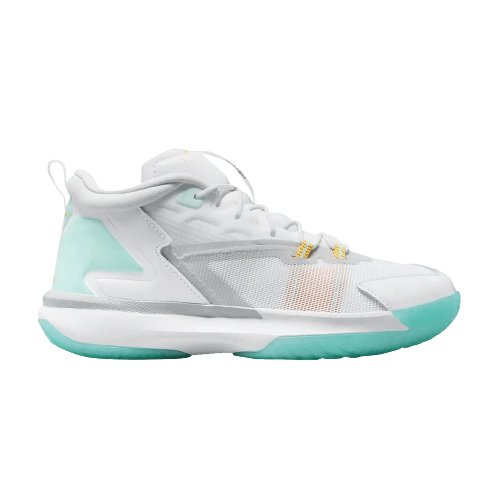 Krossovki-Air-Jordan-Zion-1-PS-White-Dynamic-Turquoise