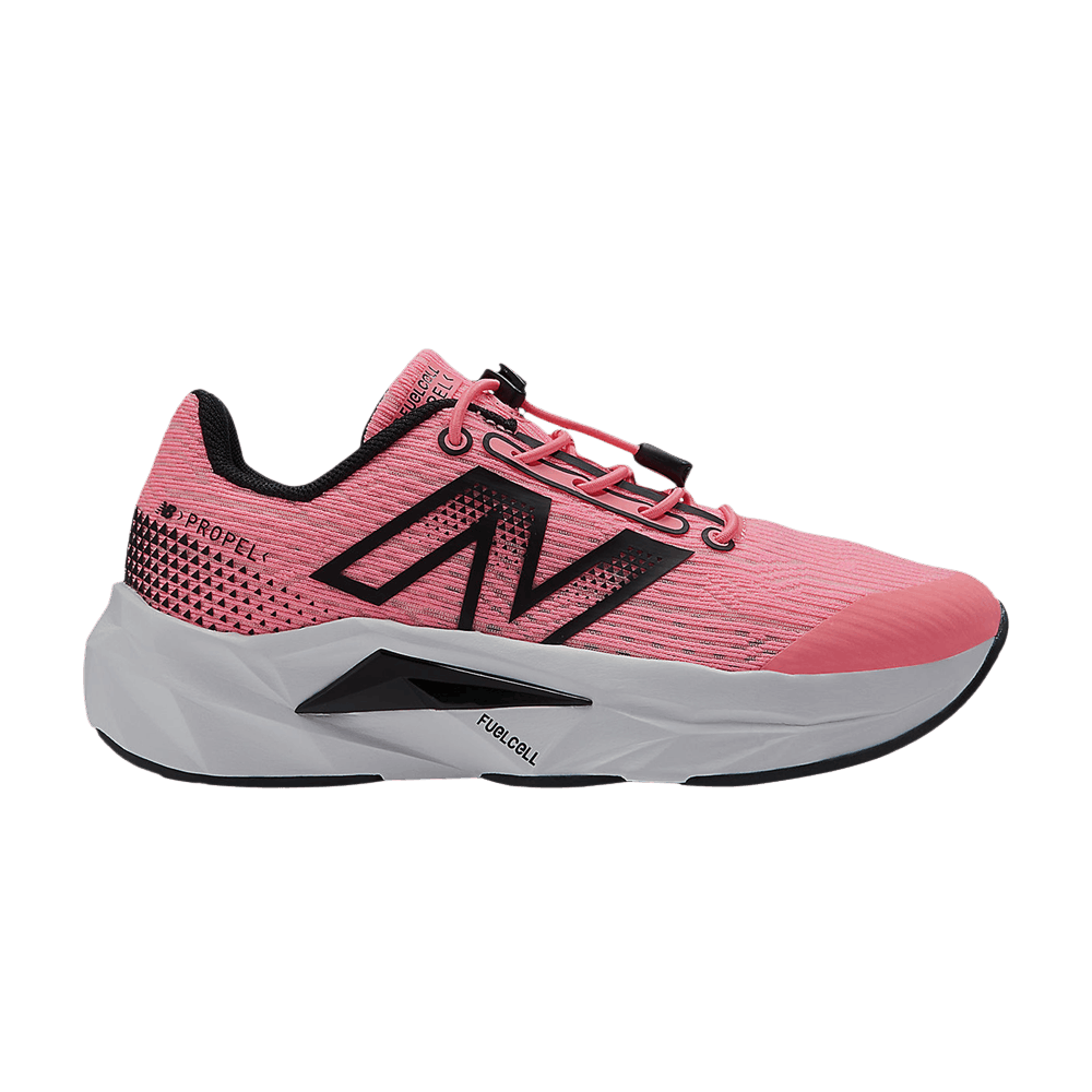 Кроссовки New Balance FuelCell Propel v5 Bungee Lace Little Kid 'Ultra Pink Black'