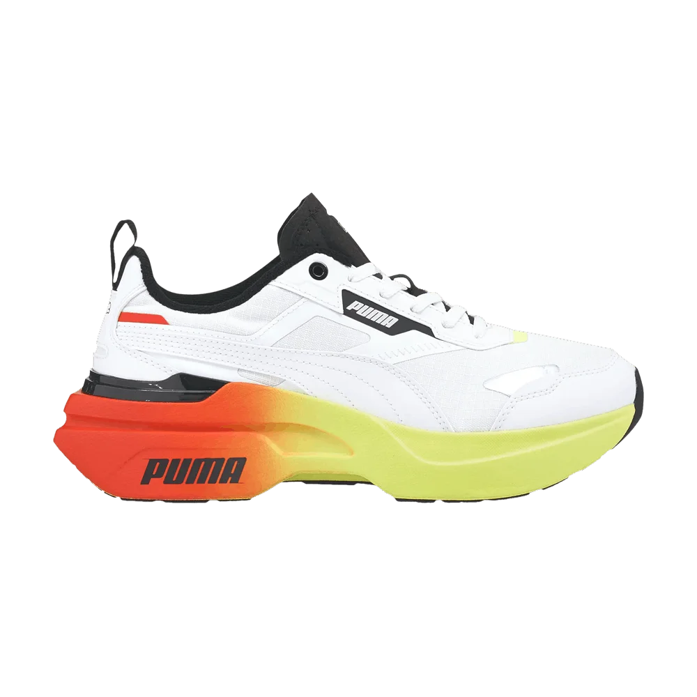 Krossovki-Puma-Wmns-Kosmo-Rider-Gradient-White-Fizzy-Yellow