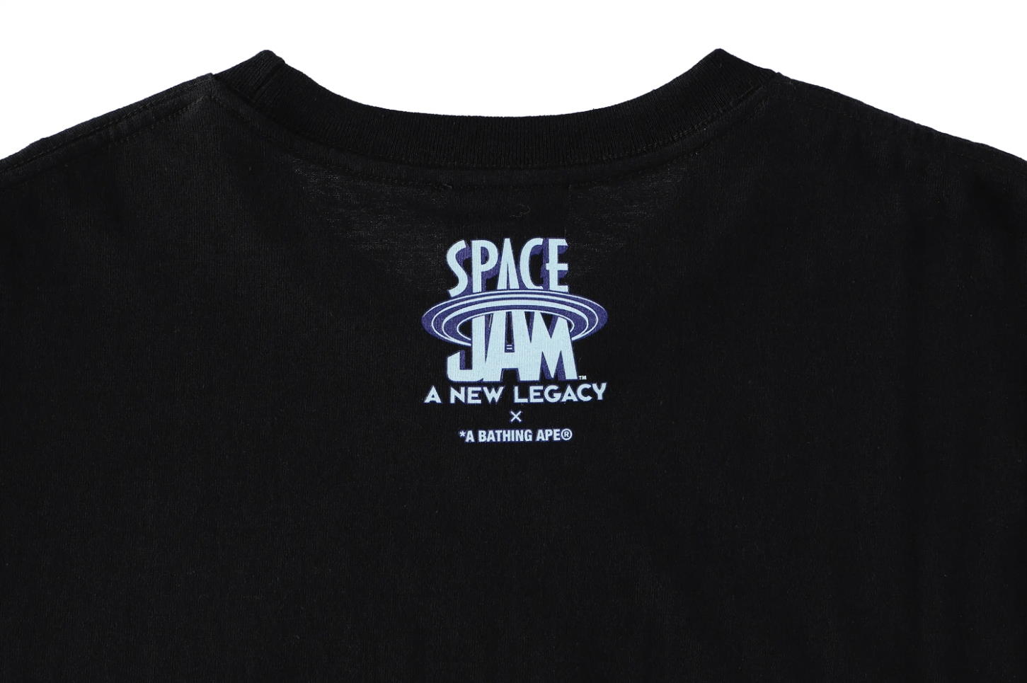 Футболка BAPE x Space Jam Ape Head Tee Black