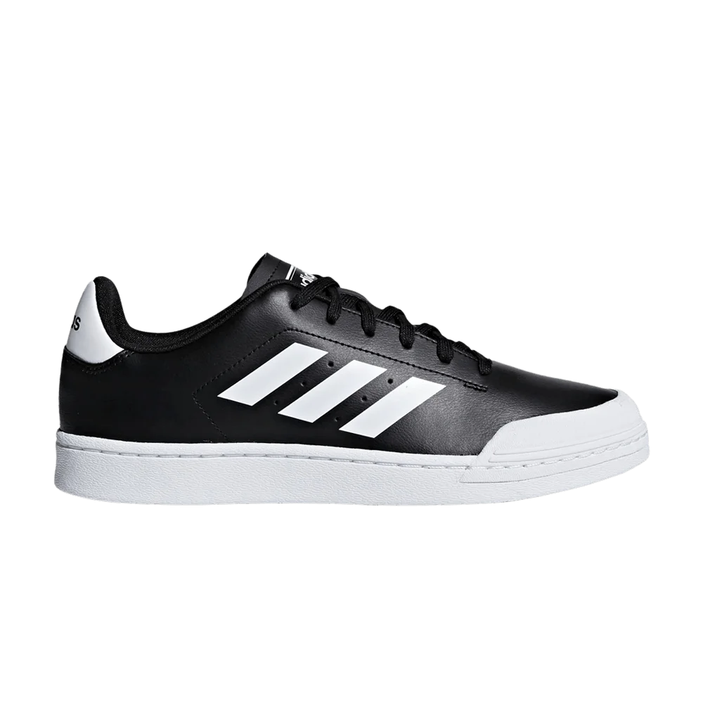 Кроссовки Adidas Court 70s 'Black White'