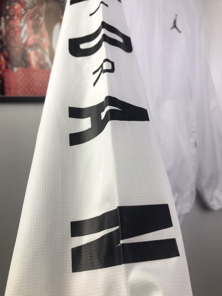 Олимпийка Air Jordan Jumpman Wings GFX Windbreaker White