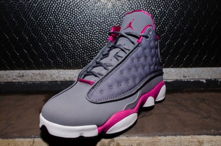 Кроссовки Air Jordan 13 Retro GS 'Grey Fusion Pink'