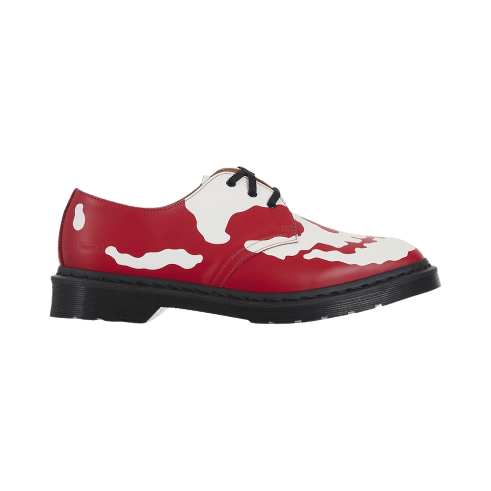 Кроссовки Supreme x Dr. Martens 1461 3-Eye Shoe 'Skull - Red White'