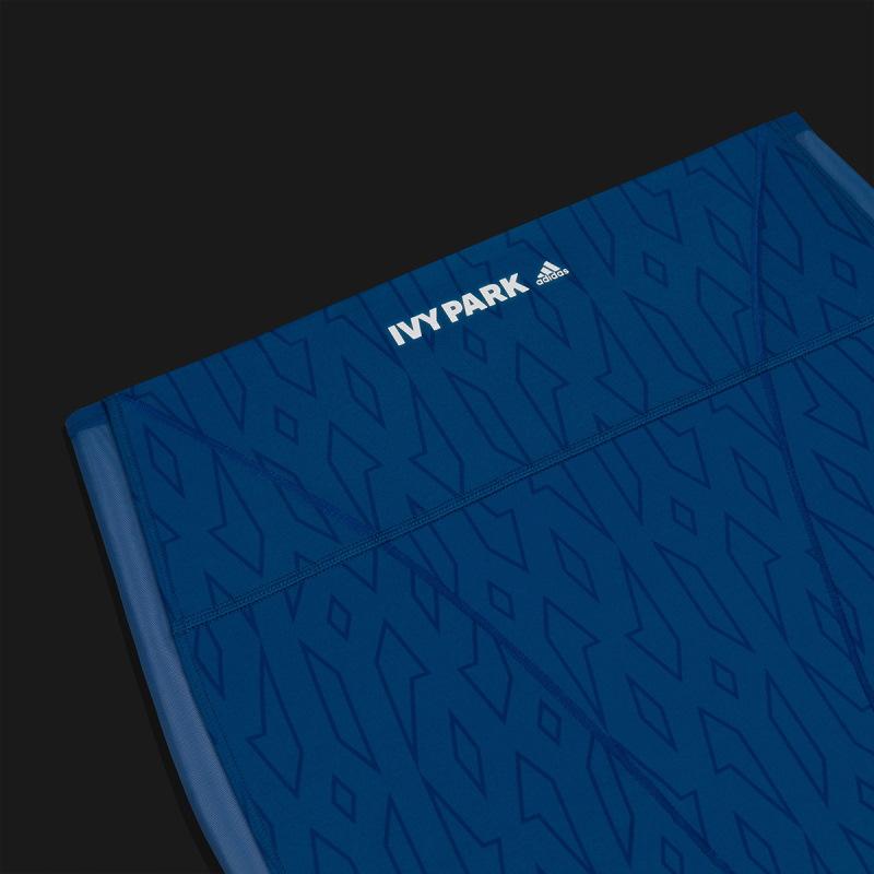 Тайтсы adidas Ivy Park Mesh Monogram Tights Light Blue/Bright Blue
