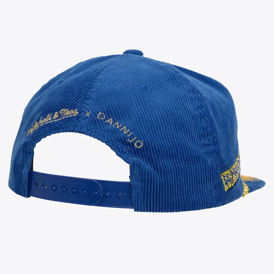 Бейсболка Mitchell & Ness x DANNIJO Royal Golden State Warriors Snapback Hat