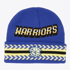 Mitchell-Ness-Royal-Golden-State-Warriors-Hardwood-Classics-Game-On-Cuffed-Knit-Hat-300x300