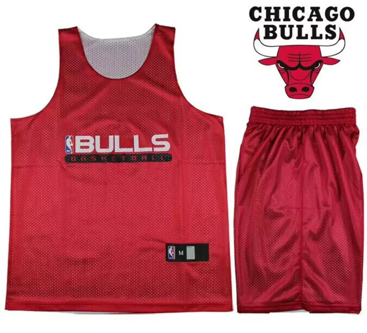 Форма Team Chicago Bulls Reversible Jersey Set (red, black)