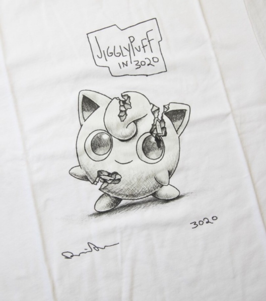 Футболка Daniel Arsham x Pokemon x Uniqlo Crystal Jigglypuff Tee (US Womens Sizing) White