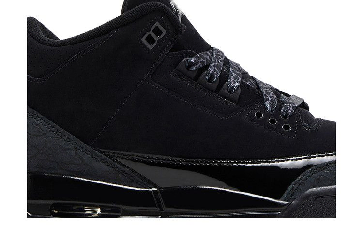 Кроссовки Air Jordan 3 Retro GS 'Black Cat' 2025
