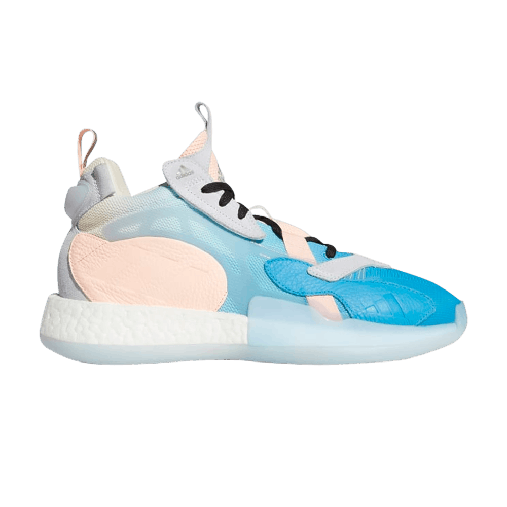 Кроссовки Adidas ZoneBoost 'Aeroblue Clear Orange'