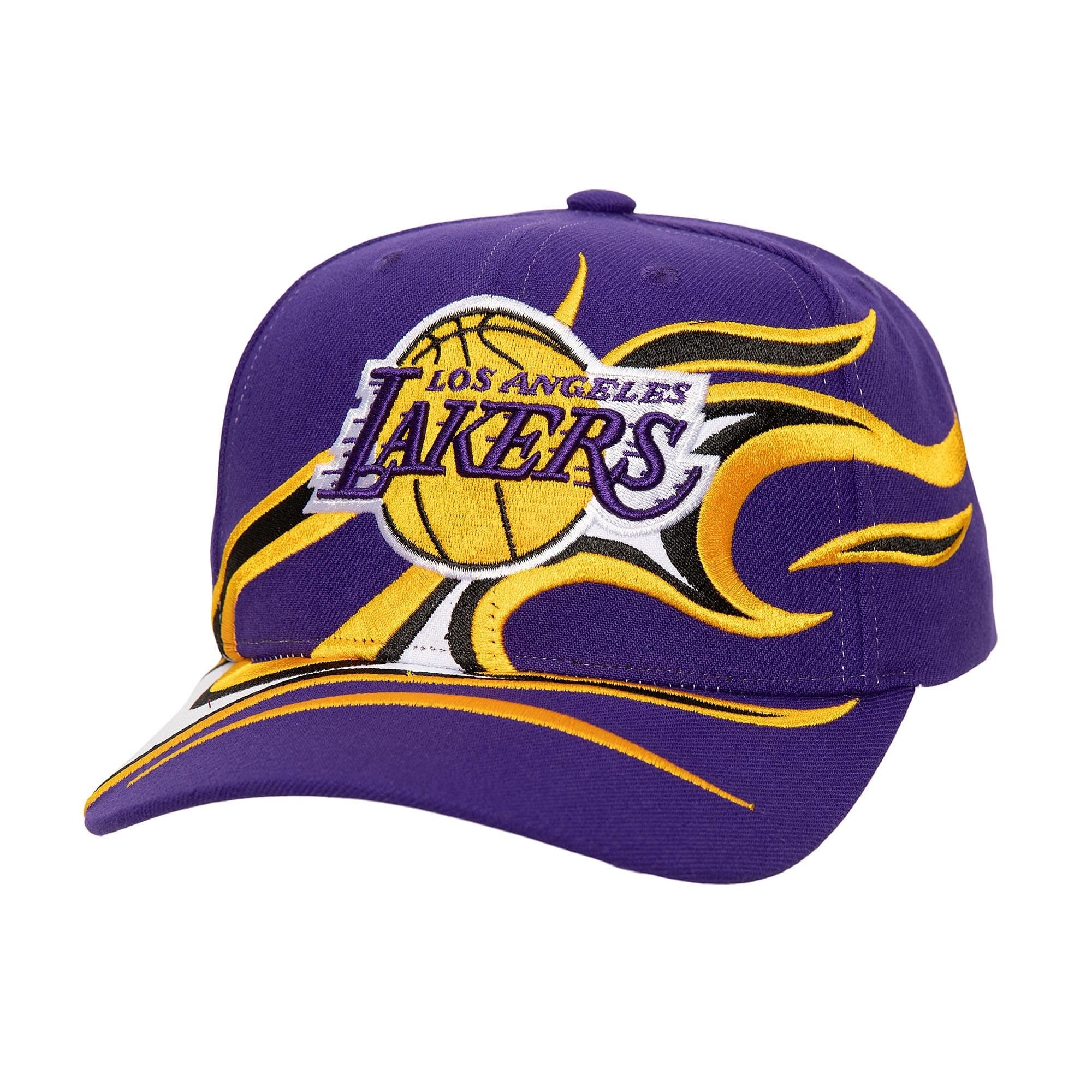 Бейсболка Mitchell & Ness Turn and Burn Pro Snapback Los Angeles Lakers Hat
