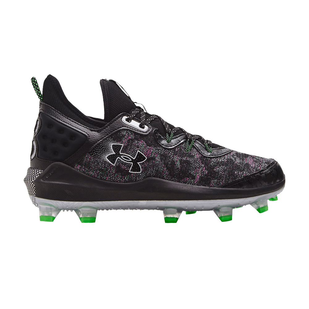 Кроссовки Under Armour Harper 8 Elite TPU 'Black Pink Green'