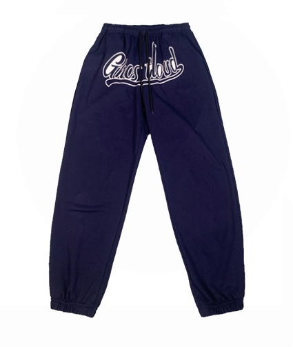 Спортивные брюки 2021 Ghostland Hip-hop Style Sweatpants Navy/Coral