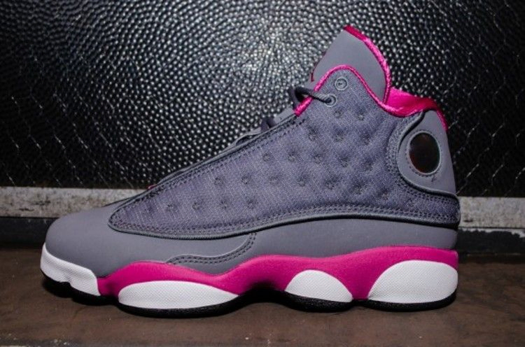 Кроссовки Air Jordan 13 Retro GS 'Grey Fusion Pink'