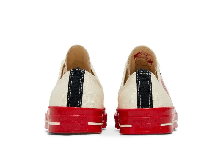 Кроссовки Comme des Garçons Play x Converse Chuck 70 Low 'Pristine Red'
