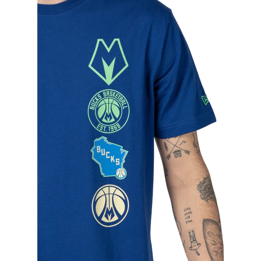 Футболка New Era Milwaukee Bucks 2024 City Edition NBA T-Shirt