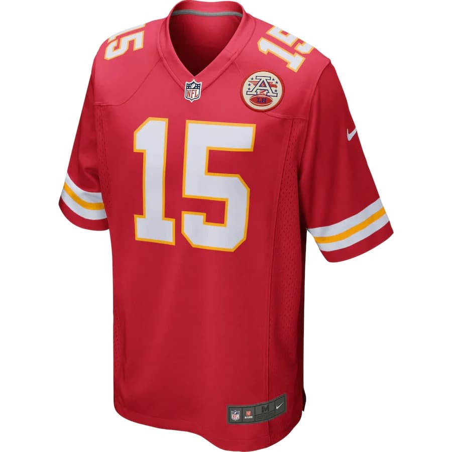 Футболка Nike Patrick Mahomes Kansas City Chiefs Home NFL Game Jersey