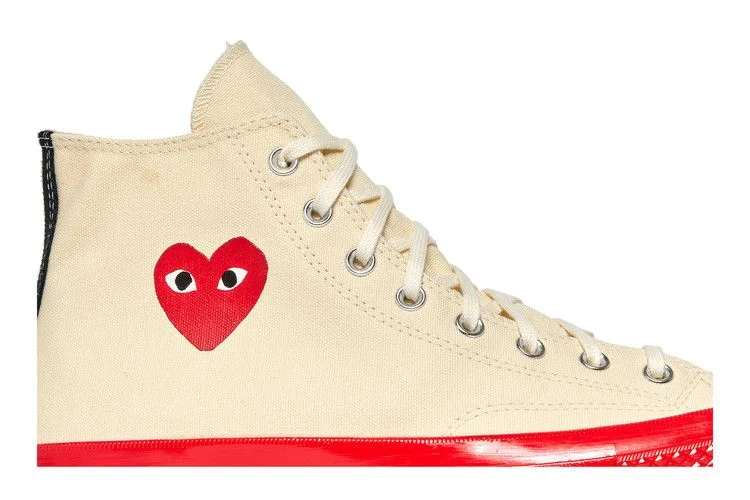 Кроссовки Comme des Garçons Play x Converse Chuck 70 High 'Pristine Red'