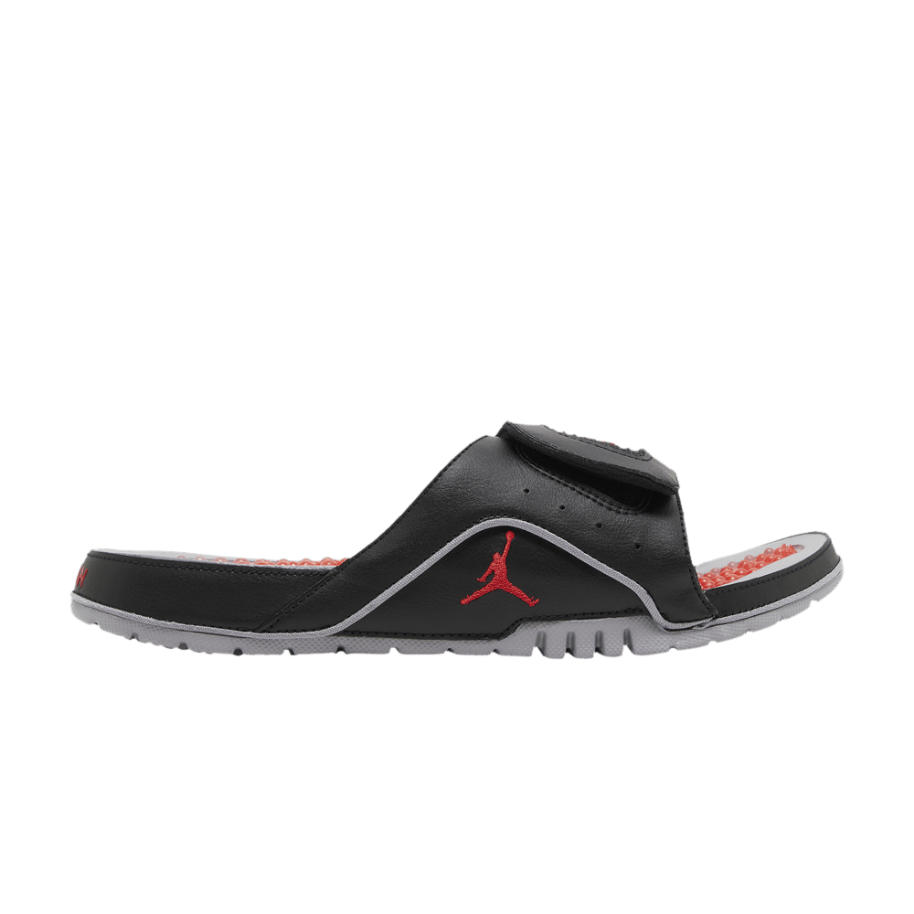 Air Jordan Hydro 4 Retro Slide 'Black Cement'