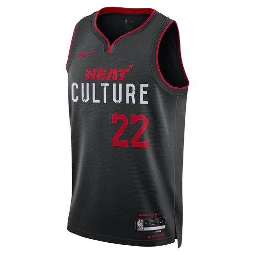 Баскетбольная джерси 2023-24 Miami Heat Jimmy Butler #22 Swingman City Edition Black Jersey