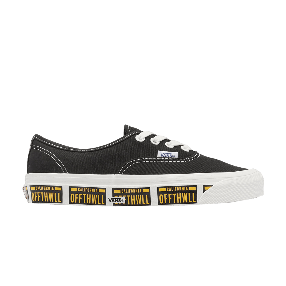 Vans Authentic 44 DX 'Anaheim Factory - Vanity Plate Black'