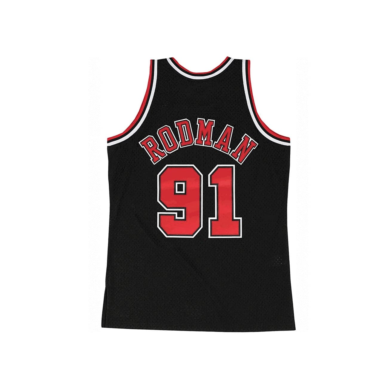Баскетбольная джерси 1997-1998 Chicago Bulls Dennis Rodman #91 Youth Swingman Hardwood Classic Black Jersey