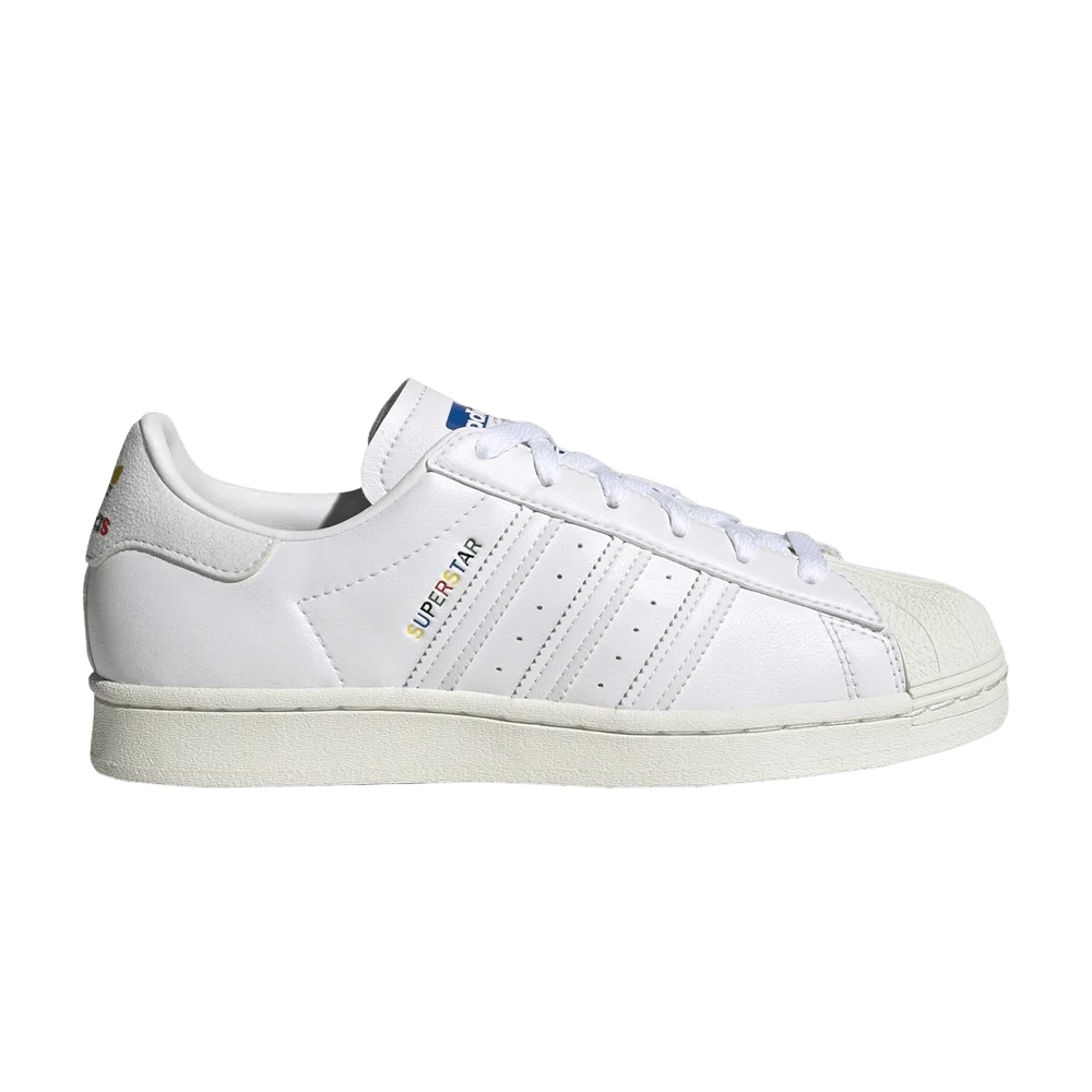 Кроссовки Adidas Wmns Superstar 'White Rainbow Logo'