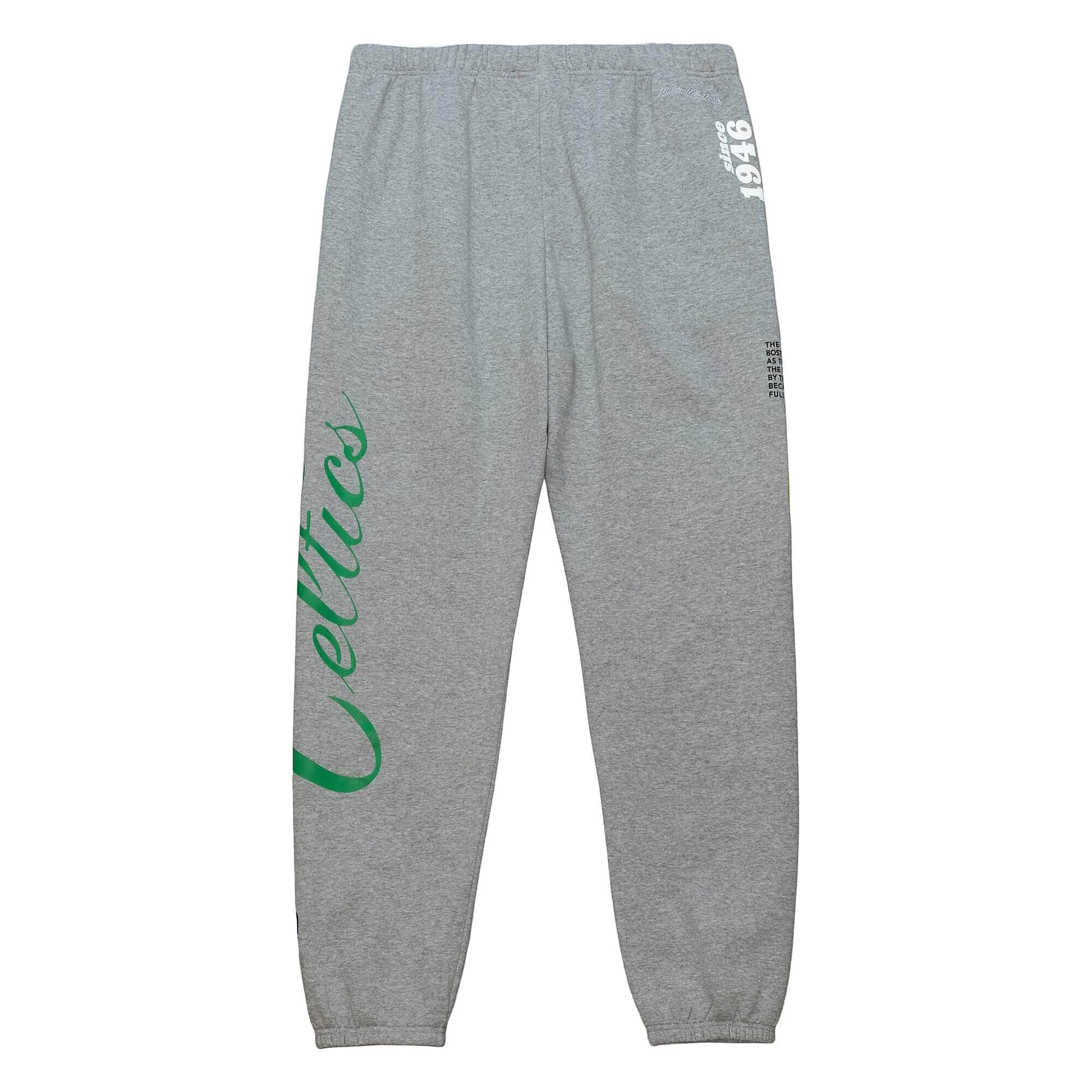 Спортивные штаны Mitchell & Ness Team Origins Fleece Boston Celtics Pants