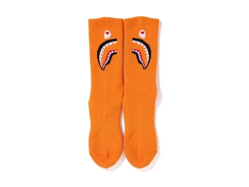 Спортивные носки BAPE 2nd Shark Socks Orange
