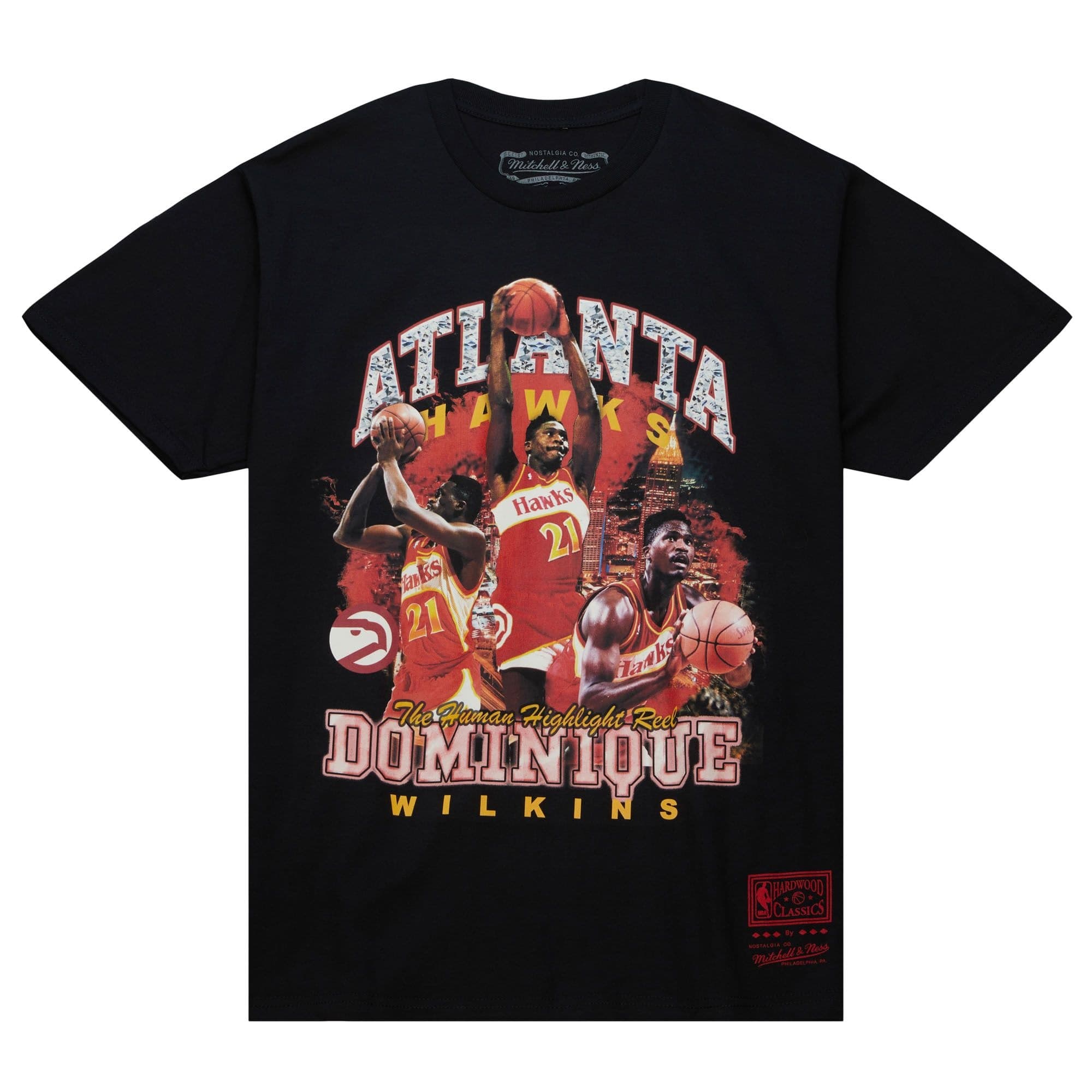 Футболка Mitchell & Ness Bling SS HWC Atlanta Hawks Dominique Wilkins T-Shirt