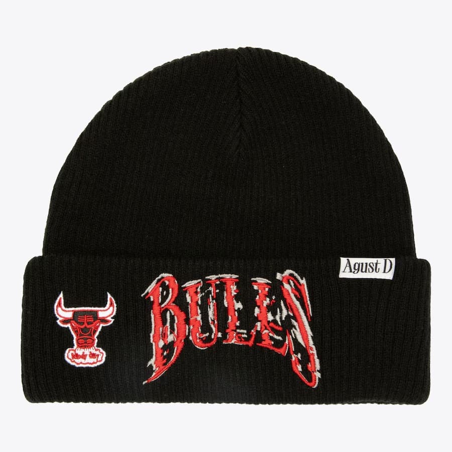 Mitchell-Ness-Black-Chicago-Bulls-SUGA-Glitch-Cuffed-Knit-Hat
